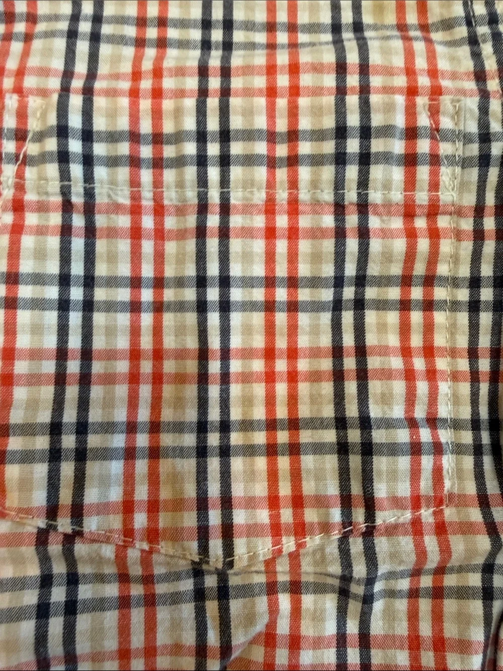 Gymboree Red, Blue & White Plaid Short-Sleeve Button-Down Shirt